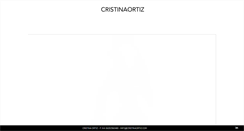 Desktop Screenshot of cristinaortiz.com