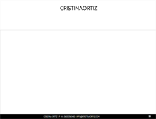 Tablet Screenshot of cristinaortiz.com
